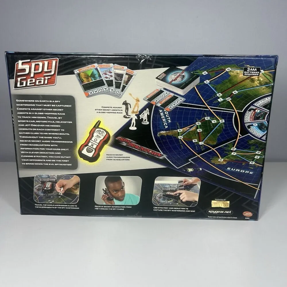 Spy Gear - Spy Trackdown  - Find the Enemy Strategy Game NEW IN BOX SEALED